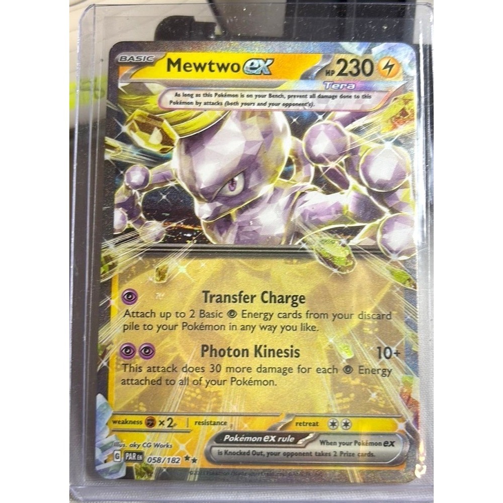 MEWTWO BY EX POKEMON CARD